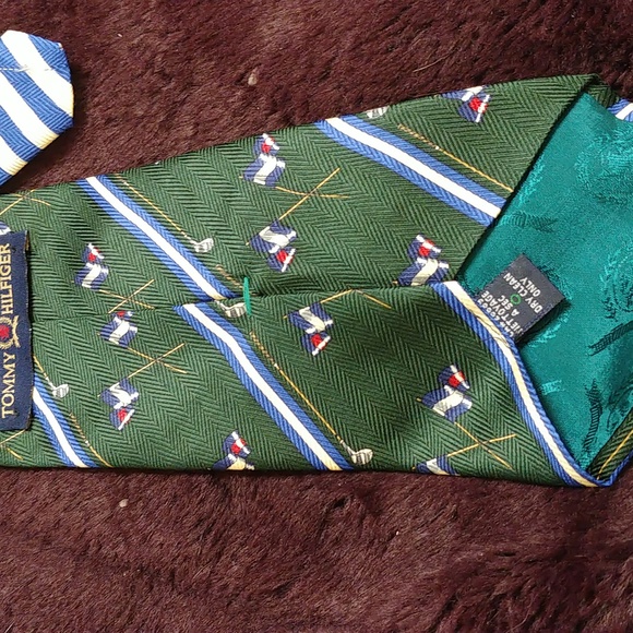 Tommy Hilfiger silk men's necktie - Picture 3 of 4